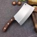 7-inch Blade Japanese  Stainless Steel Bone Chopper Butcher Knife Heavy-Duty Meat Cleaver  knife with Wooden Handle